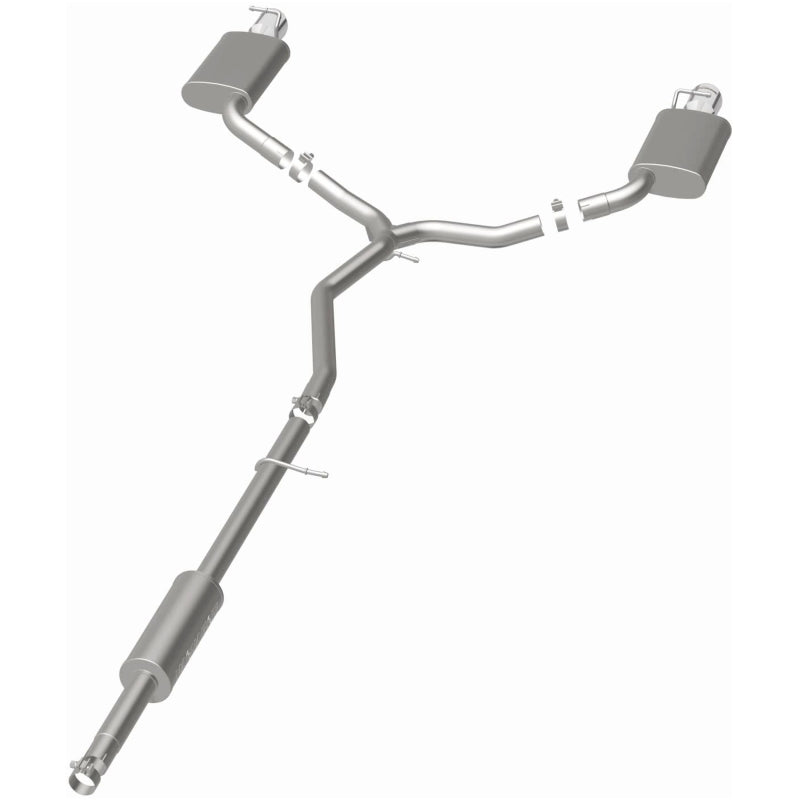 Magnaflow 15467 MagnaFlow 11-13 Ford Explorer V6 3.5L SS Catback Exhaust Dual Split Rear Exit w/ 3.5in SS Tips
