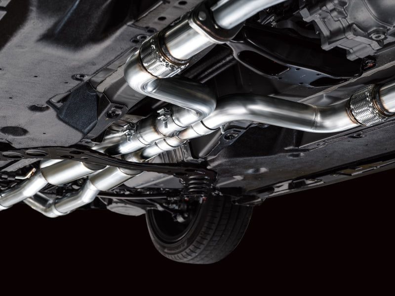 AWE Tuning 3020-32400 AWE 2023 Nissan Z RZ34 RWD Track Edition Catback Exhaust System w/ Chrome Silver Tips