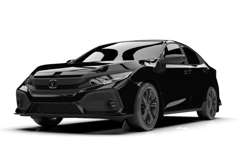 Rally Armor MF51-UR-BLK/RD 17-19 Honda Civic Sport/Sport Touring Black UR Mud Flap w/Red Logo