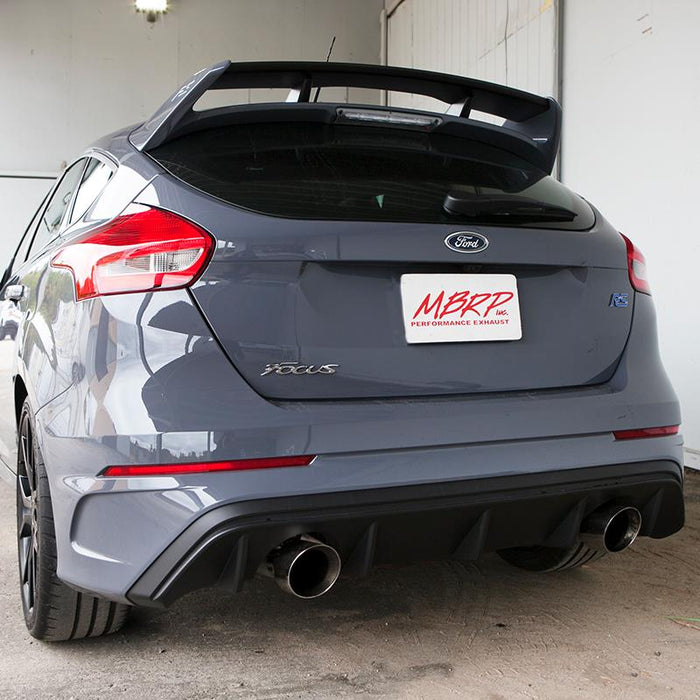 MBRP S4203409 2016+ Ford Focus RS 3in Dual Outlet Cat-Back Exhaust T409 SS