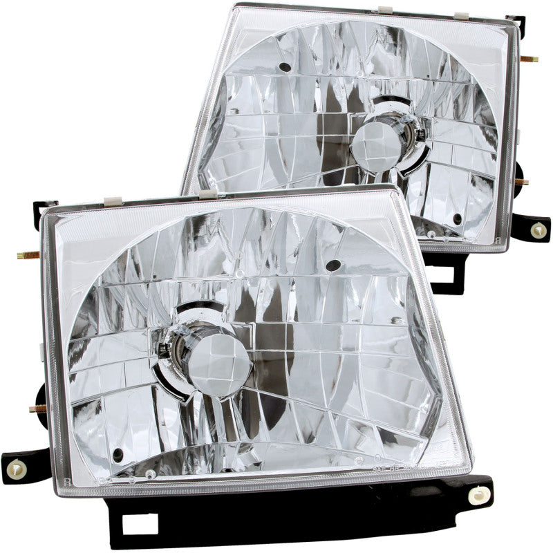 ANZO 121132 1997-2000 Toyota Tacoma Crystal Headlights Chrome