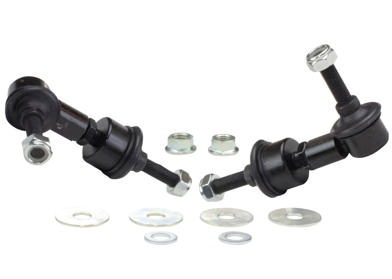 Whiteline KLC157 5/05+ Ford Focus / 04+ Mazda 3 BK Rear Swaybar Link Kit H/Duty Adj Steel Ball