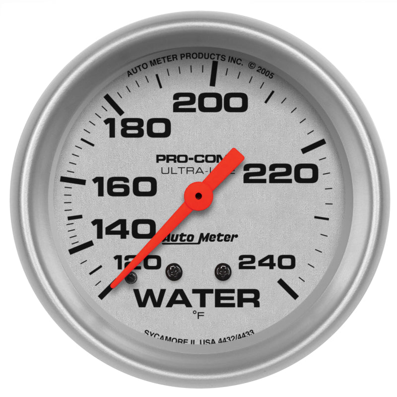 Autometer ATM4432 2-5/8in Mech Water Temp
