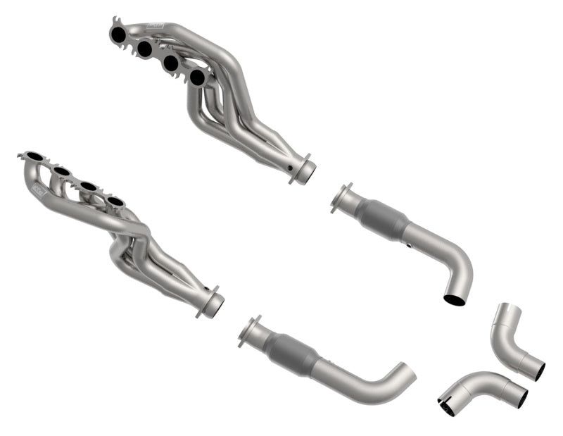 Kooks Headers 1156H630 Kooks 2020 Mustang GT500 5.2L 2in x 3in SS Headers w/GREEN Catted Connection Pipe