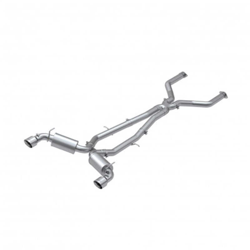 MBRP S4404304 17-19 Infiniti Q60 3.0L RWD/AWD Cat Back Dual Rear