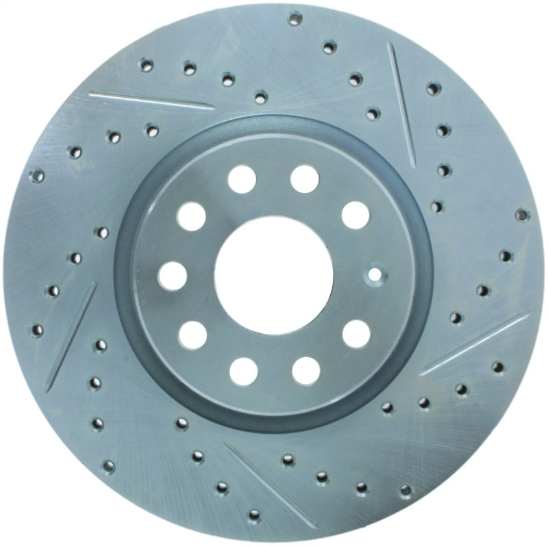 Stoptech 227.33098L StopTech Select Sport 06-17 Volkswagen Jetta Slotted & Drilled Front Left Rotor