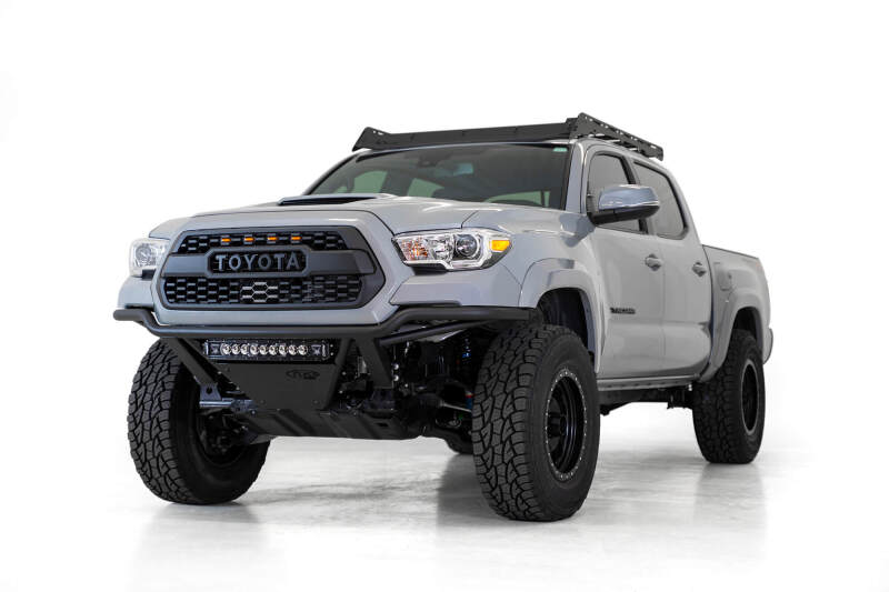 Addictive Desert Designs F688102100103 16-20 Toyota Tacoma PRO Bolt-On Front Bumper - Hammer Black