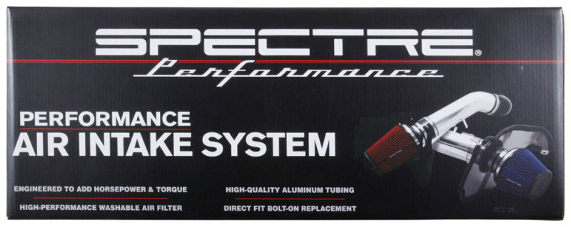 Spectre 9089 2018 Jeep Wrangler V6-3.6L F/I Air Intake Kit - Polished w/Red Filter
