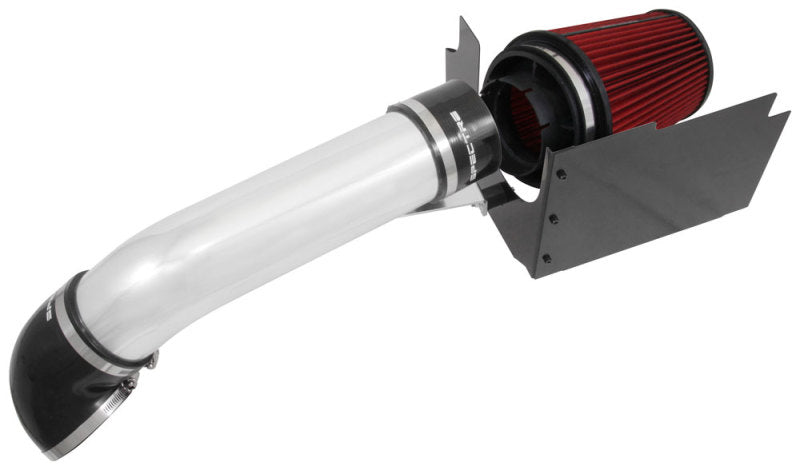 Spectre 9900 99-07 GM Truck V8-4.8/5.3/6.0L F/I Air Intake Kit - Clear Anodized w/Red Filter