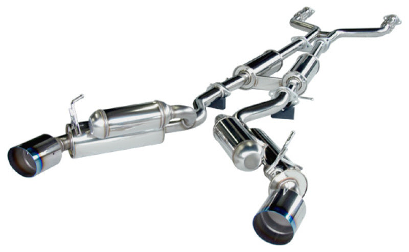 HKS 32009-BN003 08-13 Infiniti G37 Coupe Dual Hi-Power Ti Tip Catback Exhaust (SUS304 NO COATING)