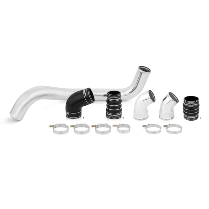 Mishimoto MMINT-DMAX-06KSL 06-10 Chevy 6.6L Duramax Intercooler Kit w/ Pipes (Silver)