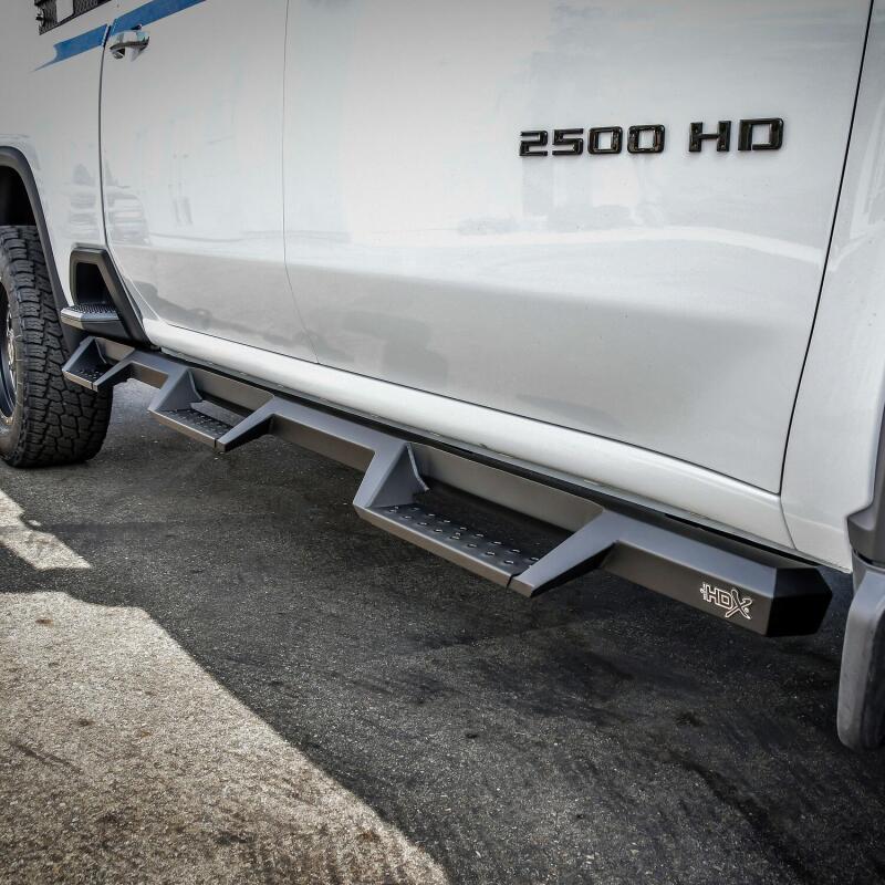 Westin 56-534765 2020 Chevy Silverado 2500/3500 Crew Cab (6.5ft Bed) HDX W2W Nerf Step Bars - Textured Black