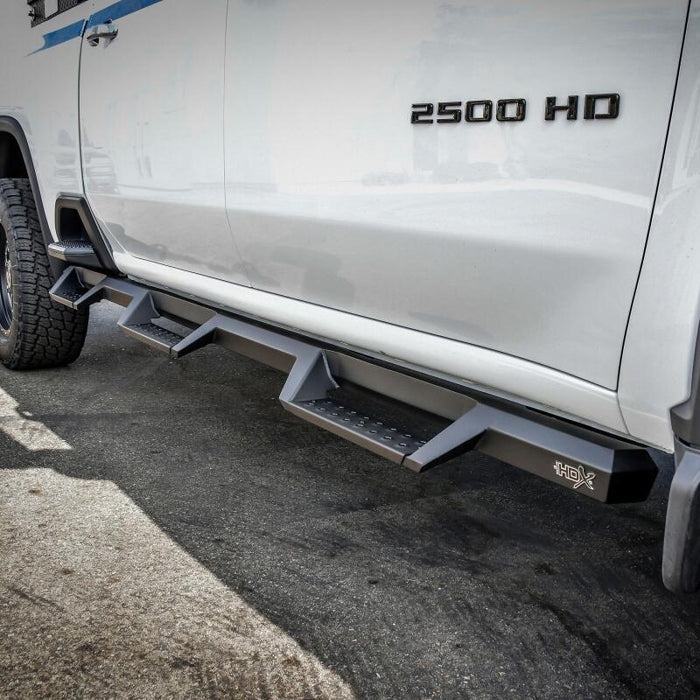 Westin 56-534765 2020 Chevy Silverado 2500/3500 Crew Cab (6.5ft Bed) HDX W2W Nerf Step Bars - Textured Black