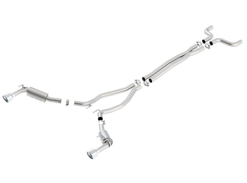 Borla 140532 14-15 Chevy Camaro SS 6.2L V8 Single Split Rear Exit ATAK Catback Exhaust