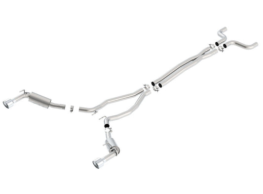 Borla 140532 14-15 Chevy Camaro SS 6.2L V8 Single Split Rear Exit ATAK Catback Exhaust