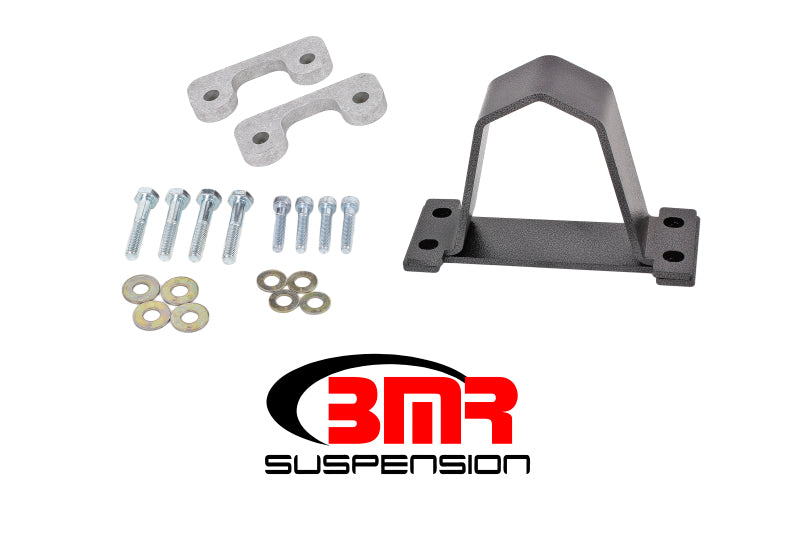 BMR Suspension DSL019H BMR 16-17 6th Gen Camaro Front Driveshaft Safety Loop - Black Hammertone