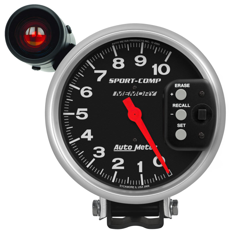 Autometer ATM3906 5in Sport Comp Monster Tach w/Recall