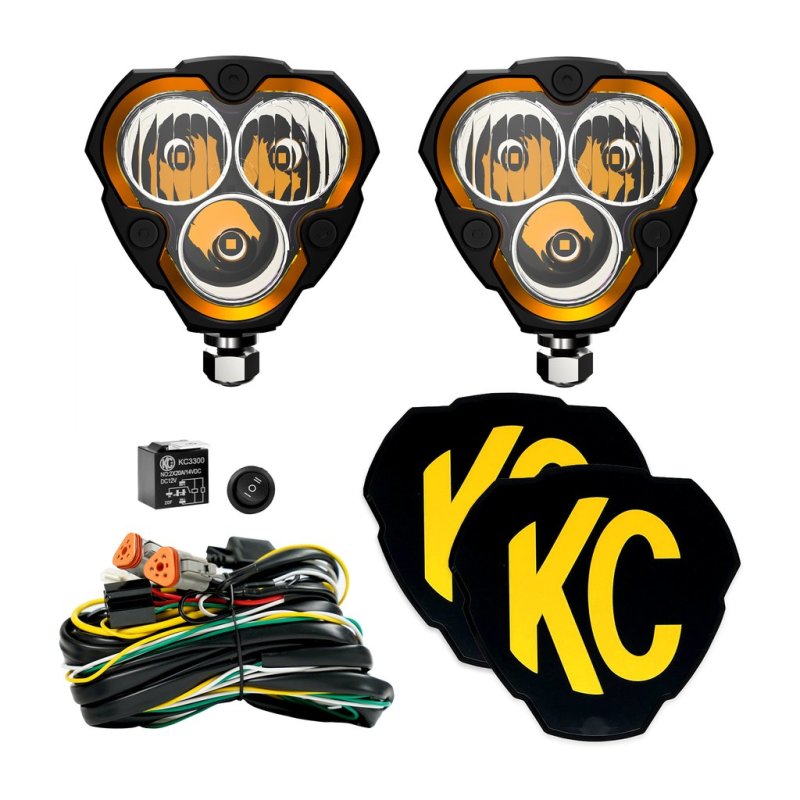 KC HiLiTES 283 FLEX ERA 3 LED Light Combo Beam Pair Pack System