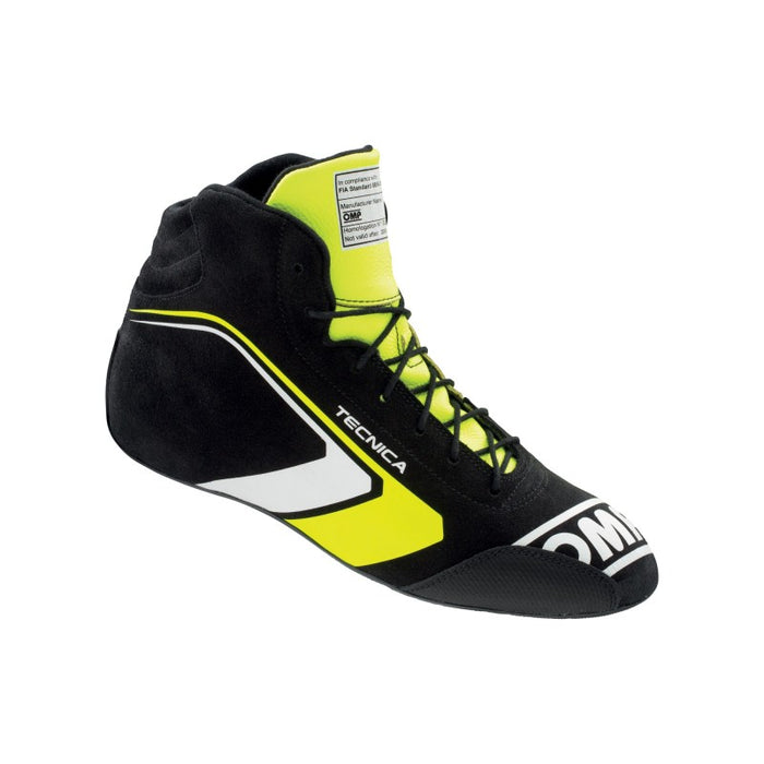OMP IC0-0823-A01-178-40 Tecnica Shoes Black/Fluorescent Yellow - Size 40 (Fia 8856-2018)