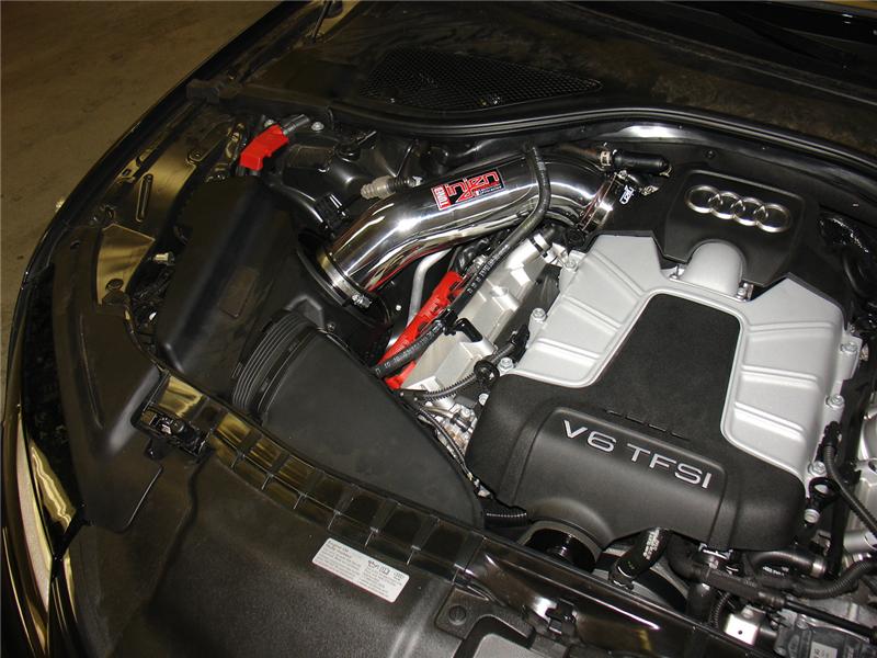 Injen SP3085P 12-18 Audi A7 3.0L Supercharged Polished Short RAM Intake w/ MRI Tech & Air Horn