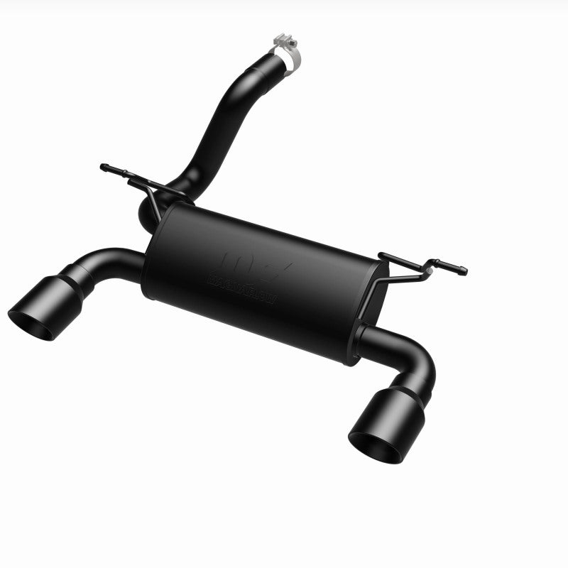 Magnaflow 19388 MagnaFlow 2018+ Jeep Wrangler 3.6L Dual Black Tip Axle-Back Exhaust