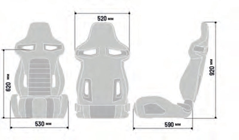 SPARCO 009011NR Sparco Seat R333 2021 Black