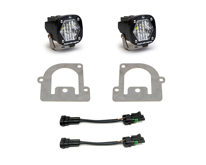 Baja Designs 447682 21+ Ford Bronco Sport S1 WC LED Fog Pocket Light Kit - Clear