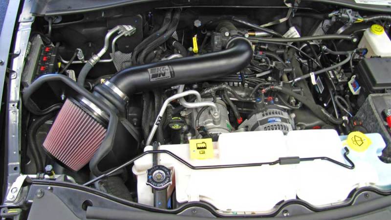 K&N Engineering 77-1562KTK K&N 10-11 Jeep Liberty 3.7L V6 High Flow Performance Intake Kit