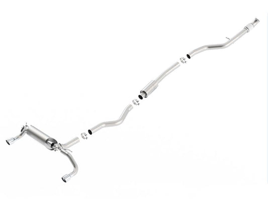 Borla 140580 13-16 BMW 335i / 435i Atak Cat back SS 3.0in, 2.25in 3.5in Tip Single Rolled