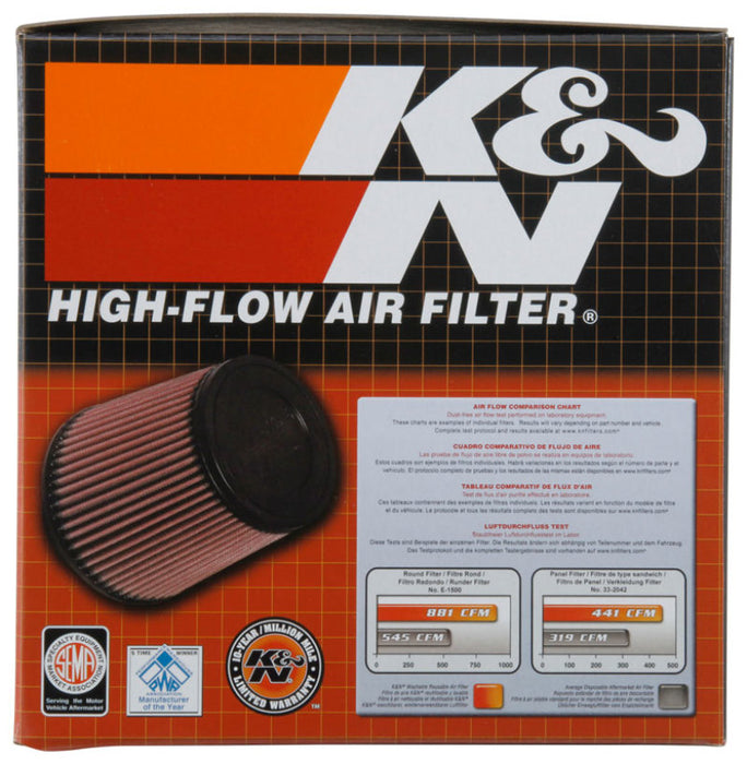 K&N Engineering 56-1630 K&N Custom Round Racing Assembly Red 5.875in OD x1.313in ID x 1.813in Height