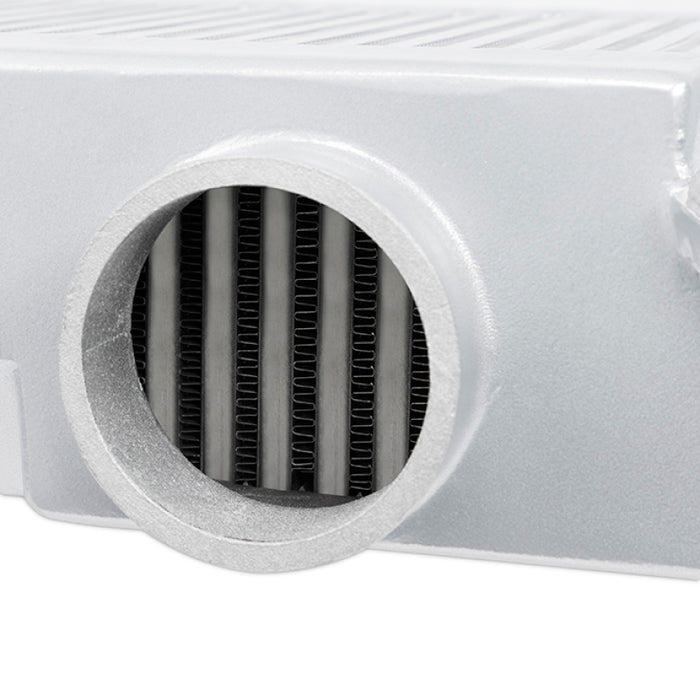 Mishimoto MMTMIC-STI-08SLBK Subaru 08-15 WRX STi Top-Mount Intercooler Kit - Powder Coated Silver & Black Hoses