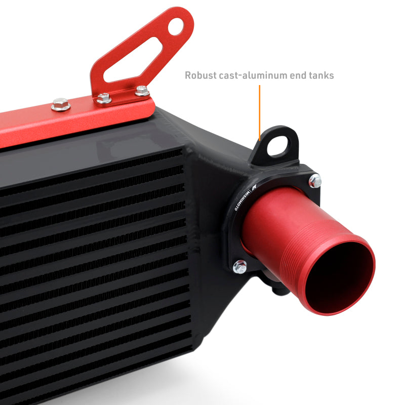 Mishimoto MMINT-GRC-23KBKRD 2023+ Toyota GR Corolla Intercooler & Pipe Kit - Black Cooler - Red Pipes