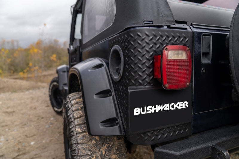 Bushwacker 14004 97-06 Jeep Wrangler Trail Armor Rear Corners - Black