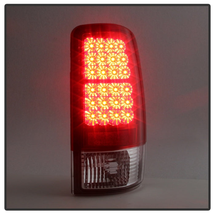 SPYDER 5001542 Spyder Chevy Suburban/Tahoe 1500/2500 00-06 LED Tail Lights Red Clear ALT-YD-CD00-LED-RC