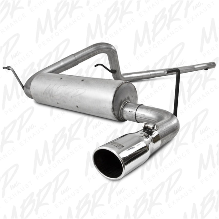 MBRP S5502AL 2007-2009 Jeep Wrangler 4dr 3.8L V6 Cat Back Single