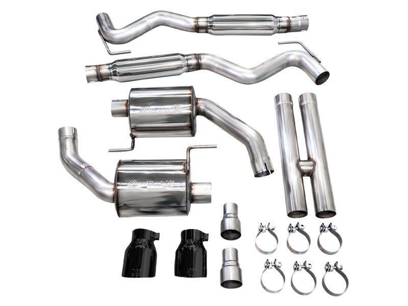 AWE Tuning 3015-33650 AWE 2024 Ford Mustang GT Fastback S650 RWD Touring Catback Exhaust w/ Dual Diamond Black Tips