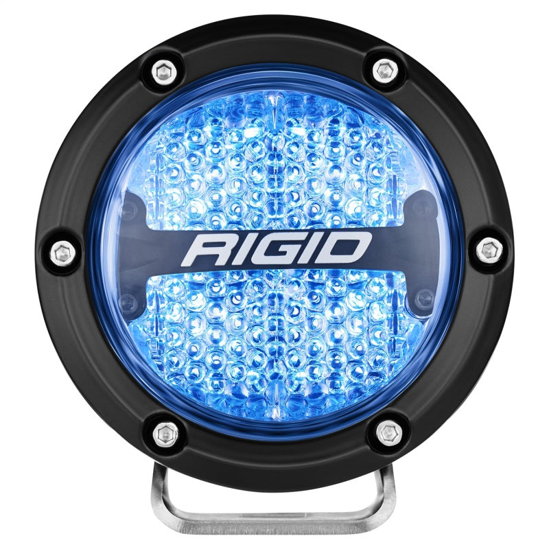 Rigid Industries 36400 360-Series 4in LED Off-Road Diffused Beam - RGBW Backlight (Pair)