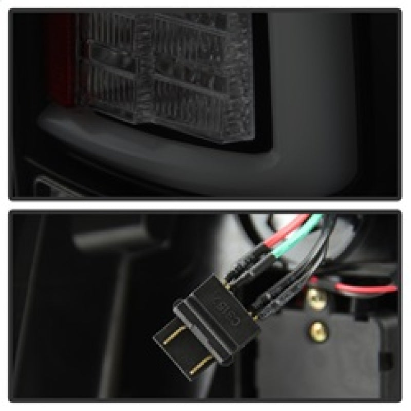 SPYDER 5084033 Spyder 09-16 Dodge RAM 1500 Light Bar LED Tail Lights - Black Smoke ALT-YD-DRAM09V2-LED-BSM