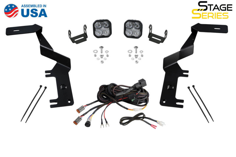 Diode Dynamics DD7559 17-22 Ford Super Duty Stage Series Backlit Ditch Light Kit