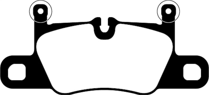 EBC DP32371C 2016+ Porsche 911 (991/2 w/Cast Iron Rotors) 3.0TT Carrera Redstuff Rear Brake Pads