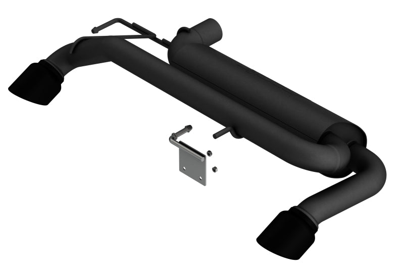 Borla 11975CB 21-22 Ford Bronco 2.3L 4WD ATAK Axle Back Exhaust w/ Black Coated Tips