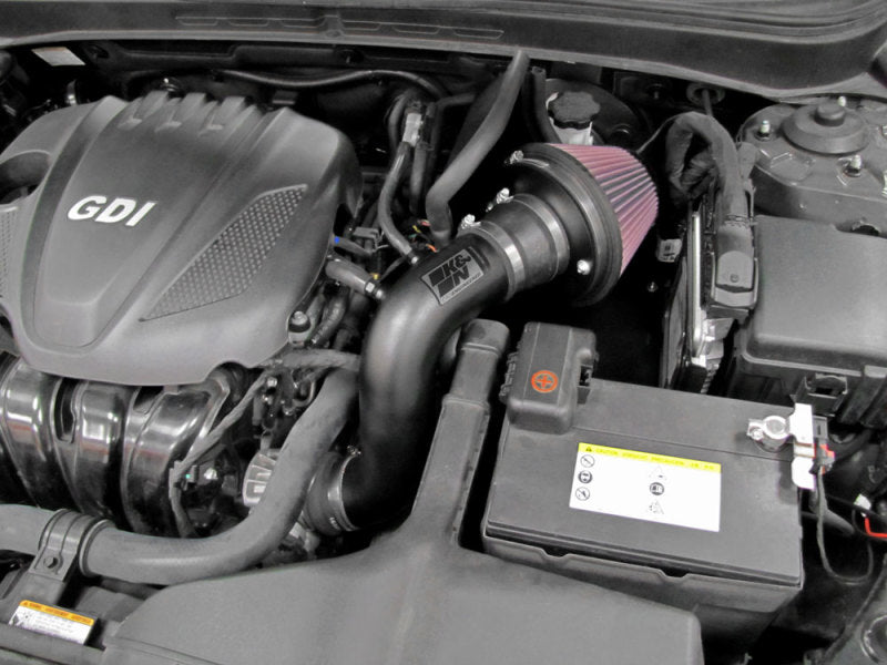 K&N Engineering 69-5301TTK K&N 11-14 Hyundai Sonata 2.4L L4/13-15 Kia Optima 2.4L L4 Typhoon Short RAM Intake
