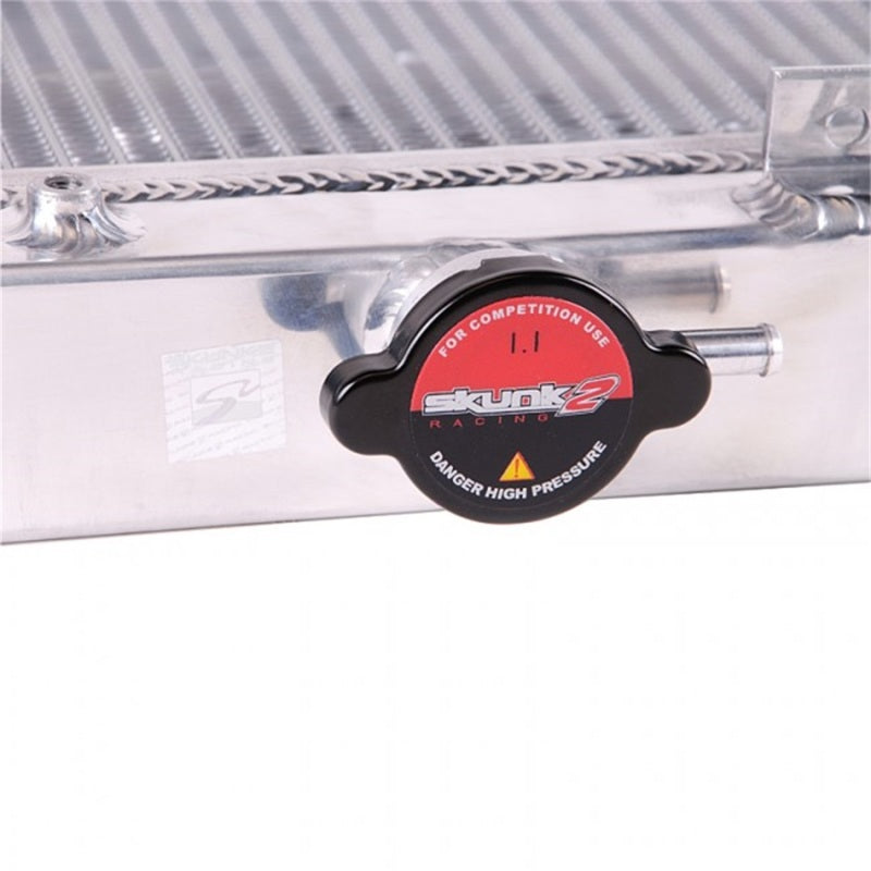 Skunk2 Racing 349-05-1500 Skunk2 Alpha Series 88-91 Honda CRX/Civic Radiator (Full Size) (Dual Core) (Manual Trans.)