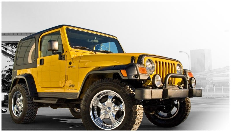 Bushwacker 10917-07 97-06 Jeep TJ Pocket Style Flares 4pc - Black