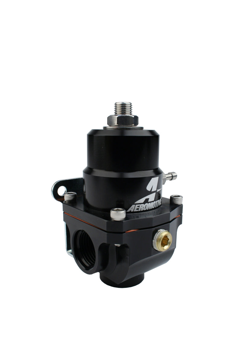 Aeromotive 13303 Adjustable Regulator - 35-75PSI - .188 Valve - (2) -08 Inlets/-08 Return