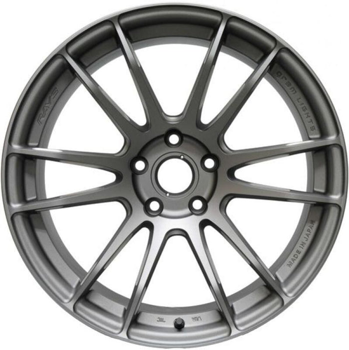 Gram Lights WGJDX38DSB 57XTREME Spec-D 18x9.5 +38 5-100 Semi Gloss Black Wheel