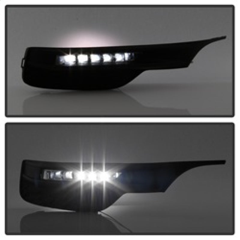 SPYDER 5083050 Spyder Honda Accord Sedan 2016-2017 OEM LED Fog Lights W/Switch- Clear FL-HA2016-4D-LED-C