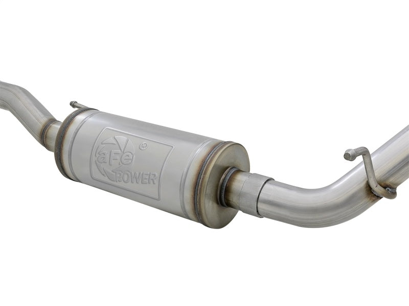 aFe 49-48062-P Rebel Series 2.5in 409 SS Cat-Back Exhaust w/ Polished Tips 07+ Jeep Wrangler (JK) V6 3.6L/3.8L