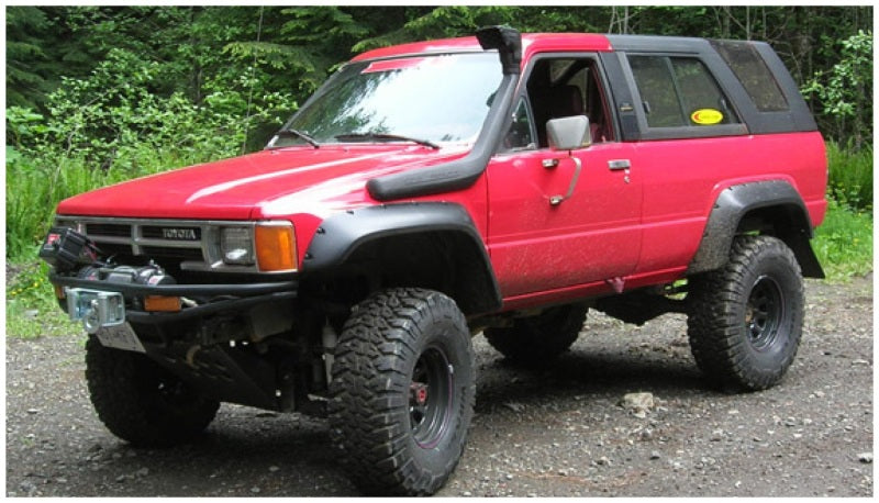 Bushwacker 31009-11 84-88 Toyota Cutout Style Flares 2pc - Black