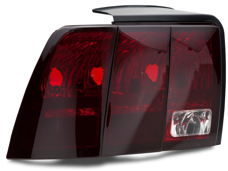 Raxiom 49080 99-04 Ford Mustang Excluding 99-01 Cobra Tail Lights- Black Housing (Smoked Lens)